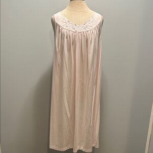Shadowline 2 pc. Set Elegant Pink Nightgown